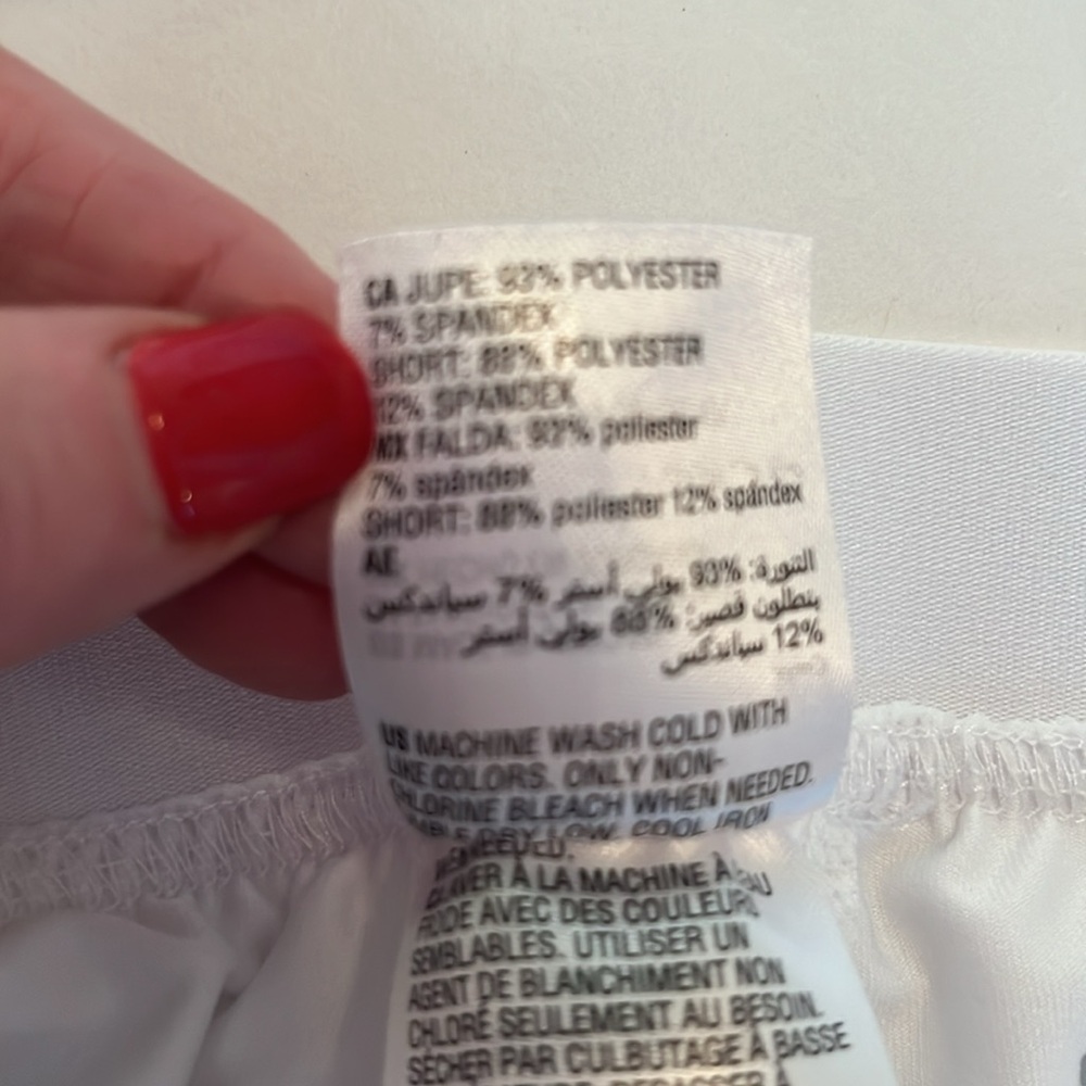 NWOT White Skort - Picture 8 of 8
